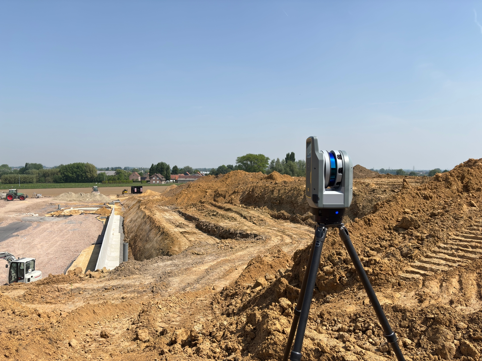 3D scan volumebepaling grondverzet